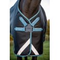 thumbnail image 2 of Amigo Bravo 12 Plus Turnout Blanket Bundle (50g Medium-Lite, 100g Liner, 300g Liner, 50g Hood, Disc Front), Dark Navy (Electric Blue/Navy Trim), Size: 84, 2 of 3