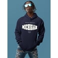 thumbnail image 2 of Michigan State Sports Style Hoodie Men -Image by Shutterstock, Male 3X-Large, 2 of 4