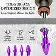 thumbnail image 4 of EGNMCR Heavy Duty QuickDrill Bit Set Eccentric Crooked Head Drill Bit Set For Tiles Wood PVC With Hexagonal Shank Drill Bit, 4 of 9