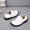 F-654White, variant on ZHOGXU Children Kids Boys Shoes Non Slip Thick Bottom Solid Color Comfortable Elegant Dress Shoes For Stage Performance,Black1,4-4.5 Years