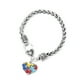 thumbnail image 1 of Pulsera Charm Esmalte Colorido Pequeño Conciencia Puzzle Puzzle Pulseras, 1 of 5