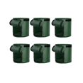 thumbnail image 3 of Bolsas para cultivo de papas de 7 galones, paquete de 6, macetas de tela de PE gruesa para plantas, bolsas para macetas de papas con asas para plantas verdes, 3 of 5