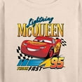 thumbnail image 3 of Disney's Cars - Lightning McQueen Think Fast - Women's Lightweight French Terry Long Sleeve Shirt, 3 of 5