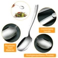 thumbnail image 1 of Juego de cucharas para servir ensalada de acero inoxidable, 1 of 8