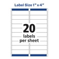 thumbnail image 6 of Avery Address Labels, Sure Feed, 1" x 4", 200 Clear Labels (18661), 6 of 9