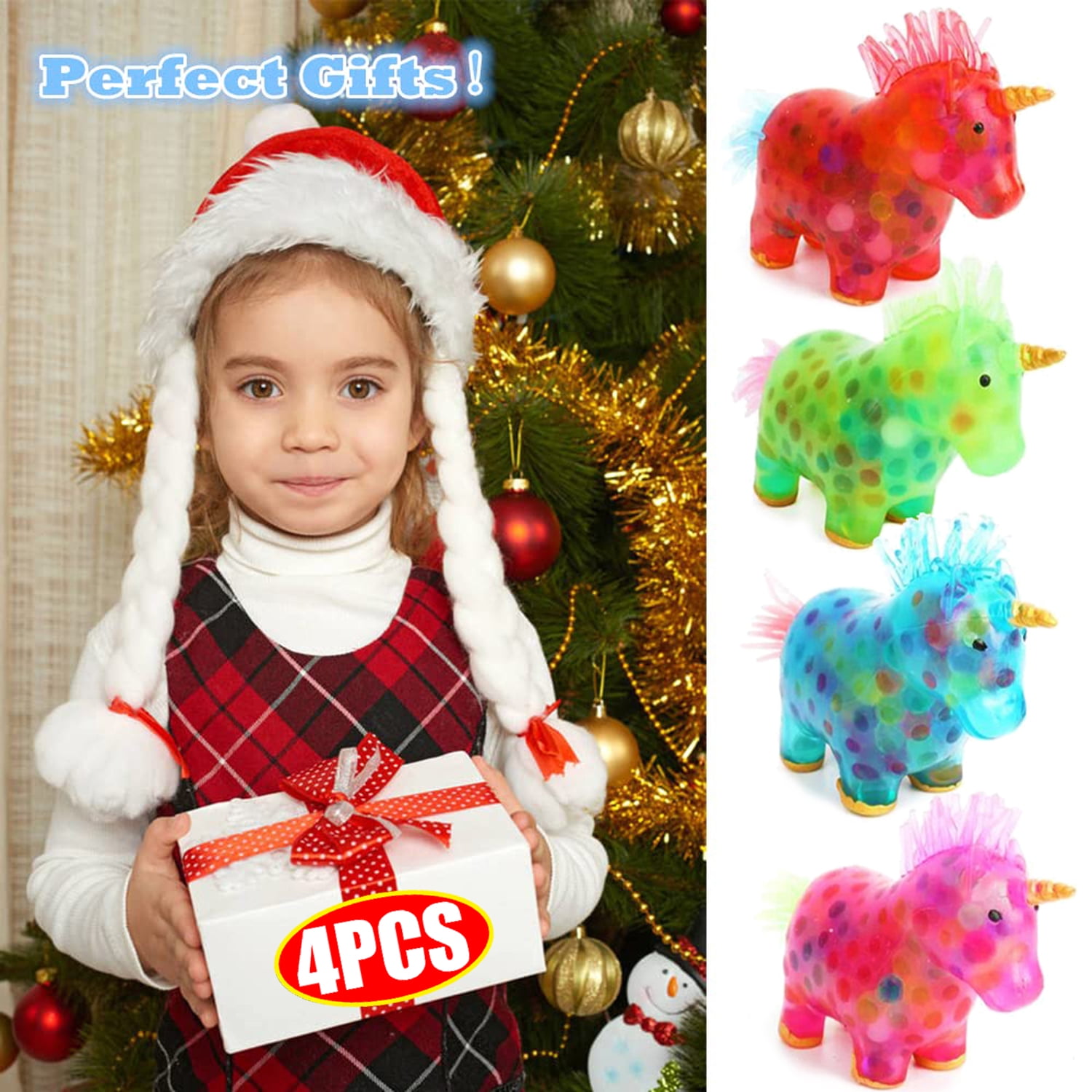 Squishy Stress Balls for Kids and Adults Balls Water Bead Stress