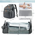 thumbnail image 5 of Backpack with Changing Station,Large Baby Bag Extra Options Baby Diaper Bag with Changing Station, 5 of 5