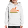 thumbnail image 3 of Awkward Styles Thanksgiving Hoodies for Kids Turkey Dinner Hooded Youth Sweatshirt, 3 of 5
