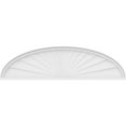 thumbnail image 3 of Ekena Millwork 56"W x 15"H x 2"P Elliptical Sunburst Architectural Grade PVC Pediment, 3 of 7