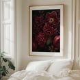 thumbnail image 6 of Burgundy Blooms Floral Drama - Painting Floral Flowers Botanical Nature Vintage Unframed Wall Art Print 16 x 20 inches, 6 of 13