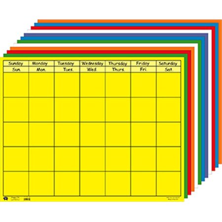 UPC: 0098497003680 | HORIZONTAL CALENDAR SET 28 X 22