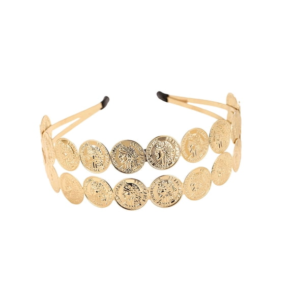 lixuesong Coin Headpiece Delicate Hair Accessory Fashion Headband Hair Decors For Themed Event Bridal Performances