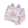 thumbnail image 4 of Cama de tienda para muñecas, accesorios para casa de muñecas, juego de simulación, adorno de escritorio, muebles en miniatura, figura de peluche, cama, 4 of 7