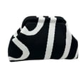 thumbnail image 1 of Guardurnaity Bolso de verano para mujer, compacto, resistente y duradero, grande, perfecto para compras de verano y accesorios fotográficos. Bolsas de mensajero y de hombro Rayas blancas, 1 of 6