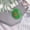 Green, variant on Korean Version Of Resin Flower Color Diamond Love Heart Glitter Sequin Ring Women