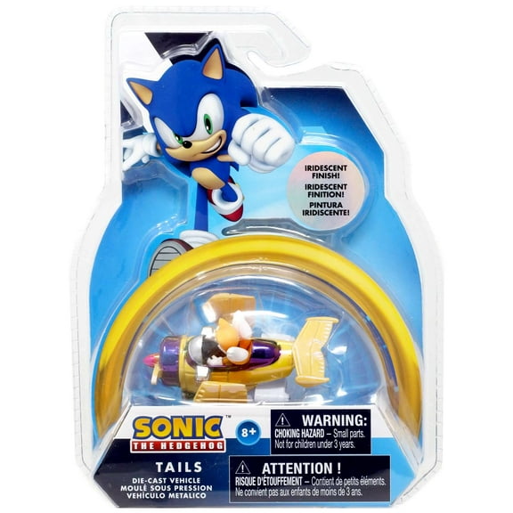 Sonic The Hedgehog Sega All-Stars Racing Tails Diecast Vehicle (iridescent Finish!)