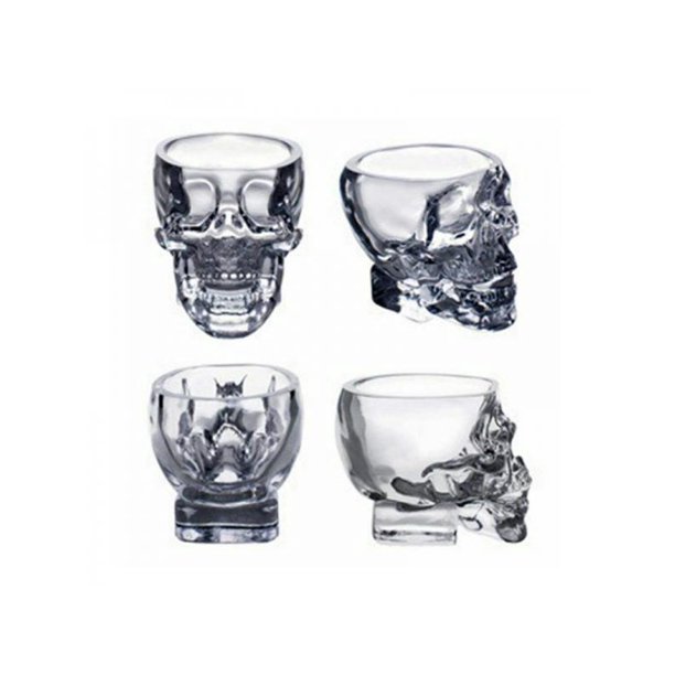бокалы из скелета. фужер со скелетом. стакан с головой демона для коктейлей. голова стакан. тики стакан totem white.