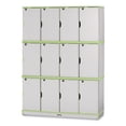 thumbnail image 2 of Stacking Lockable Lockers -  Triple Stack - Key Lime Green, 2 of 7