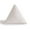 White Triangle, variant on Fennco Styles Faux Fur Cloud Shaped Decorative Plush Throw Pillow 14" W x 22" L - White Fluffy 3D Cushion for Kids Room, Playroom, Bedroom, Living Room, Nursery, Office Décor