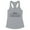 Heather Grey, variant on Skyline Copenhagen Denmark Tank Top Fitted Racerback Women's Large White
