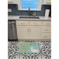 thumbnail image 3 of Carolines Treasures BB7617RUG Welcome Friends White Scottish Terrier Machine Washable Memory Foam Mat 19 X 27", 3 of 4