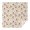 Beige Cow Flower, variant on White Cow Strawberry Pattern Square Tablecloth,Waterproof Square Table Cover,Wipeable Spillproof Washable Table Cover for Home Kitchen Party Decor 42"X42"(107x107cm)