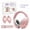 Pink, variant on Eurhowing 2-in-1 Baby Ear Muffs for Noise Protection, Noise Cancelling Headphones for Infants & Toddlers 0-4 Years, Hearing Safety for Airplane Travel, Loud Events, Sleeping, Pink