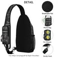 thumbnail image 5 of Technology Engineering Mathematics Sling Backpack, Science Lover Crossbody Daypack for Classroom and Lab, 5 of 5