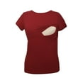thumbnail image 3 of LVMA2500 - 100% premium Cotton - Women Nursing Maternity T-Shirt, 3 of 9
