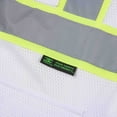 thumbnail image 6 of 3C Products Non-ANSI/ISEA 107-2015 Class 2 White Ultra Soft Mesh Surveyor Safety Vest w/ Multi-Pockets, Mic Tabs and Pen Holder - SV2520-XL, 6 of 8