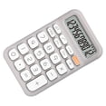 thumbnail image 4 of Calculadora de bolsillo de 12 dígitos, calculadora de bloc de notas, calculadora para estudiantes, oficina, color gris, 4 of 12