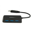thumbnail image 2 of StarTech Portable 4 Port SuperSpeed Mini USB 3.0 Hub - Black, 2 of 5