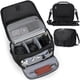 thumbnail image 1 of Mochila para Camara Fotografica Profesiones Mochila Fotografia con Divisores Desmontables y Cubierta de lluvia Impermeable Antirrobo Estuche Bolsa Camara Compatible con DSLR Canon Nikon Sony, Negro, 1 of 7