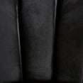 thumbnail image 3 of Noble House Modern Velvet Club Chair, Black, 3 of 6