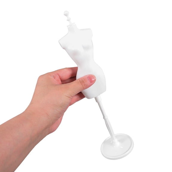NIAIZEK White Plastic Mannequin Stand for Home, Store, and Retail Display - , Lightweight, Versatile Display Fixture