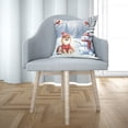 thumbnail image 3 of Hello Winter Pomeranian Football Snowman Welcome Snowy Morning Pillow Cushion Double Sided Pom Dog Lover Gifts Throw Pillow - 01012, 3 of 4