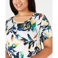 thumbnail image 2 of Jm Collection T-Shirt Imprimé Grande Taille, 2 of 3