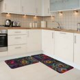 thumbnail image 5 of Yiaed Mandala Colorful Kitchen Rugs Sets of 2 Kitchen Mats Cushioned Anti Fatigue Kitchen Rug Tapetes Para Cocina for Sink,Laundry Room, 5 of 6