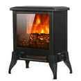 thumbnail image 2 of Electric Fireplace Heater, 18" Freestanding Fireplace Stove, 1400W Portable Space Heater for Home Room Office W/Anti-overheating, Adjustable, Virtual Flame, 2 of 13