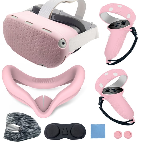 Funda protectora de silicona antideslizante y anticaídas para Meta/Oculus quest2, juego de 7 piezas, accesorios de realidad virtual