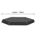 thumbnail image 3 of Trampoline Sun Shade Cover 6/8 Poles 6 8 10 Feet, Trampoline Awning, Trampoline Tent Cover for Indoor or Outdoor Trampolines，Sunshade, Dust, and Leaf Protection for Trampolines, Cover Only, 3 of 5