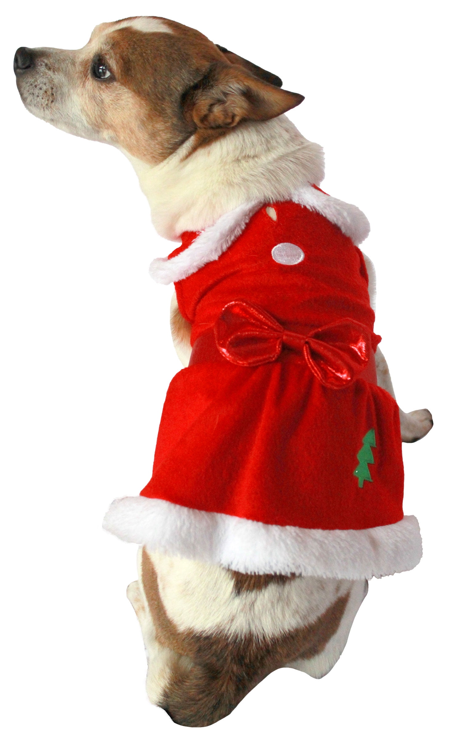mrs santa claus dog costume