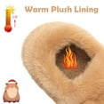 thumbnail image 4 of Drecage Toddler Kids Cute Capybara Slippers Boys Girls Winter Warm Fuzzy Bedroom House Shoes, 4 of 6