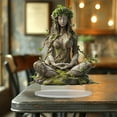 thumbnail image 5 of Tree Man Fairy Garden Stakes, 2D Acrylic Tree Man Fairy Earth Goddess Statue Whimsical Garden Stakes Decor, Bohemian Goddess Statue, Ground Insert Flower Pot Decoration for Yard Lawn F, 5 of 6