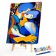 thumbnail image 1 of Cuadros Decorativos Pintado a mano sobre lienzo DIY abrazando pareja pintura al óleo por números Kit de dibujo artesanal Tmvgtek embutido en tela, 1 of 9