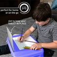 thumbnail image 3 of MavoCraft Purple Folding Lap Desk with Storage & Dividers | Laptop Bed Table, Breakfast Tray | Serving Table for Kids & Adults, Easy to Fold & Carry, 3 of 7