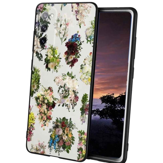 Floral-254 Phone Case, Degined for Samsung Galaxy S20 Case Men Women, Flexible Silicone Shockproof Case for Samsung Galaxy S20