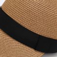 thumbnail image 2 of YooGuoGuo Men Women Solid Color Straw Baseball Cap Breathable Outdoor Sun Hat Beach Cap, 2 of 4