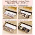 thumbnail image 4 of Artrylin Daily Contact Lens Dispenser and Organizer, Daily Contact Lens Organizer, Daily Contact Lenses Organizer with Lid, Daily Classified Storage (White), 4 of 7
