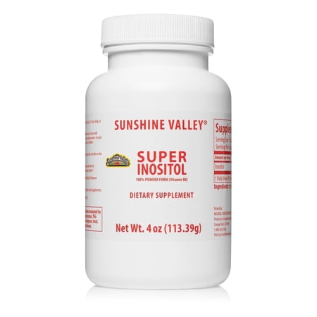 Sunshine Valley® Super Inositol Powder, Vitamin B8 Dietary Supplement, 4 oz